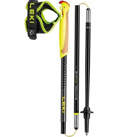 Leki Guanti da sci GRIFFIN PRIME 3D white-ice lemon-graphite